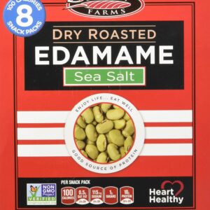 Sea Point Farms Edamame Dry Rstd Sea Salt 100 Cal 8-0.79 OZ Snack Packs.Net Wt.6.35 OZ. (180g) - Image 1