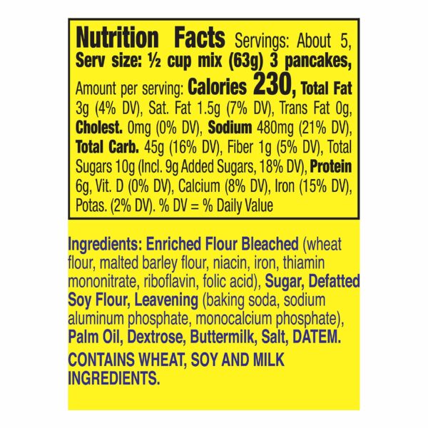 Betty Crocker Bisquick Shake 'n Pour Buttermilk Pancake Mix, 10.6 oz. (Pack of 8) - Image 8