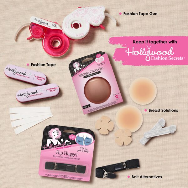 Hollywood Fashion Secrets No-Show Petal Concealers, Lightweight & Disposable Bra Alternative, 10 Pack - Image 6