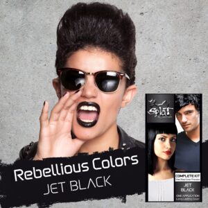 Splat | Original Complete Jet Black Hair Dye Kit | Permanent | Long Lasting | Vegan and Cruelty-Free - Image 3