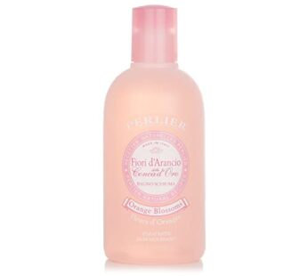 Perlier Orange Blossom Foam Bath Natural & Calming Aromatherapy Bubble Bath for Women & Men, Rich Foaming Formula Provides Deep Moisturization, Hydration for All Skin Types, (16.9 Fl Oz.)