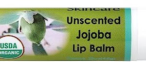 USDA Organic Unscented Lip Balm 2 Pack - Over 70% Pure Organic Jojoba Oil and Organic Beeswax, Soothes and Softens Dry, Cracked, and Sensitive Lips, No Added Scent, No added Taste 15 oz/4.6 gm - Image 5