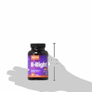 Jarrow Formulas B-Right - Low-Odor Vitamin B-Complex Formula - Energy & Metabolism Support - Promotes Brain, Heart & Cardiovascular Health - 100 Servings (Pack of 1) - Image 3