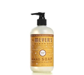 MRS. MEYER’S CLEAN DAY Liquid Hand Soap Hand Wash Formula Orange Clove Scent, 12.5 oz Bottle (Pack of 1)