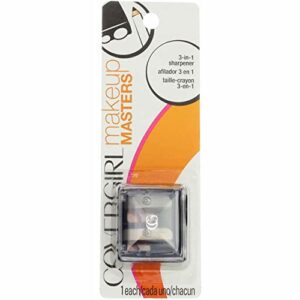 COVERGIRL Makeup Masters 3-in-1 Pencil Sharpener, 1 Count (packaging may vary) - Image 1