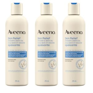 Aveeno Skin Relief Shower & Bath Oil - 10 oz - 3 pk - Image 1