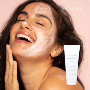 VASANTI Brighten Up! Enzymatic Face Rejuvenator (20g) - Gentle Scrub Brightens Exfoliates Cleanses Skin Paraben-Free Vegan Friendly Skincare - Image 3