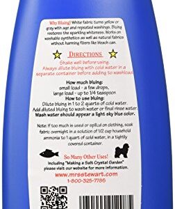 Mrs. Stewart's Concentrated Liquid Bluing, Non Toxic Laundry Whitener, 8-ounce Bottle (Pack of 2) - Image 2