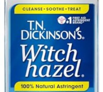 Dickinson’s Witch Hazel All Natural Astringent 8 oz (Pack of 4)