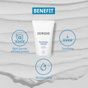 ZEROID Soothing Cream | Korean Dermocosmetic | Soothing | Calming | 2.7 Fl Oz (80ml) - Image 4