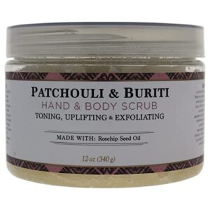 Nubian Heritage Patchouli & Buriti Hand & Body Scrub, 12 Ounce - Image 1