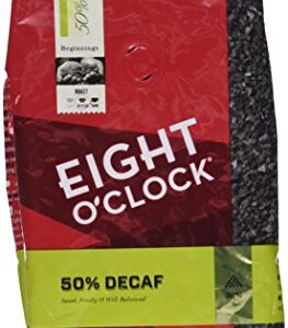 Eight O'Clock 50% Decaf Ground Coffee - Image 1