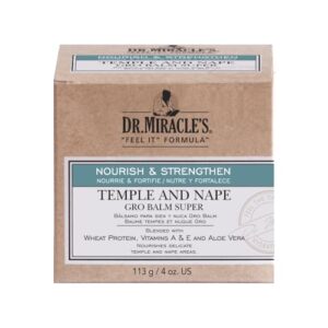 Dr. Miracle's Strengthen Temple & Nape Gro Balm Super Strength, 4 oz - Image 1