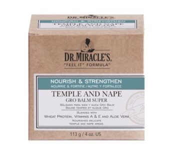 Dr. Miracle’s Strengthen Temple & Nape Gro Balm Super Strength, 4 oz