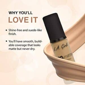 L.A. Girl Pro Matte Foundation Beige One Size - Image 2