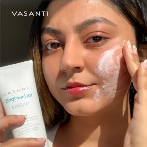 VASANTI Brighten Up! Enzymatic Face Rejuvenator (20g) - Gentle Scrub Brightens Exfoliates Cleanses Skin Paraben-Free Vegan Friendly Skincare - Image 6