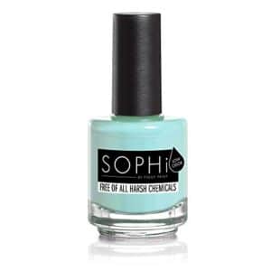 SOPHi Non-Toxic Nail Polish, Safe, Free of All Harsh Chemicals - Pretty Shore About You 0.5 oz - Image 1