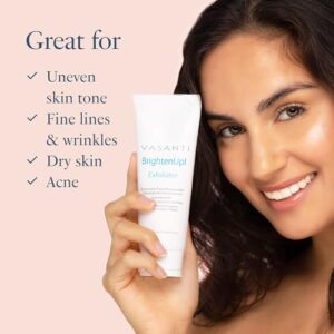 VASANTI Brighten Up! Enzymatic Face Rejuvenator (20g) - Gentle Scrub Brightens Exfoliates Cleanses Skin Paraben-Free Vegan Friendly Skincare - Image 7