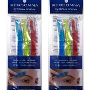 Personna Eyebrow Shapers 3 Count (2 Pack) - Image 3