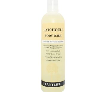 Plantlife Patchouli Body Wash – GMO and Gluten Free Gentle and Moisturizing Body Wash That Contains Only Ingredients Straight from Nature – Made in the USA 14 oz