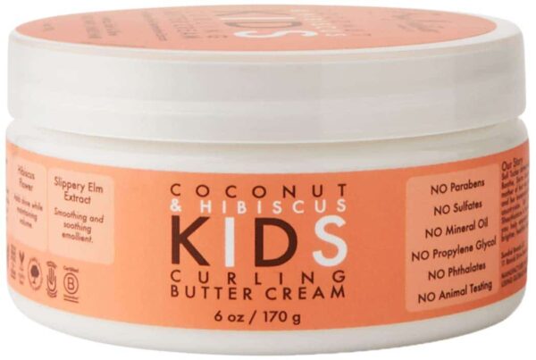 Shea Moisture Kids Curl Butter Cream Coconut & Hibiscus 6 Ounce - Image 2