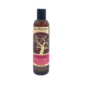 Dr. Woods Shea Vision Black Soap Liquid Facial Cleanser with Organic Shea Butter, 8 Ounce - Image 1