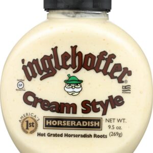 Inglehoffer Cream Style Horseradish, 9.5-Ounce Squeezable Bottles (Pack of 2) - Image 1