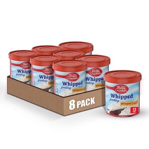 Betty Crocker Gluten Free Whipped Cream Frosting, 12 oz. (Pack of 8) - Image 1