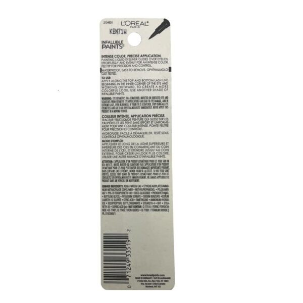 L'Or?al Paris Infallible Paints Eyeliner, Electric Blue, 0.034 fl. oz. - Image 4