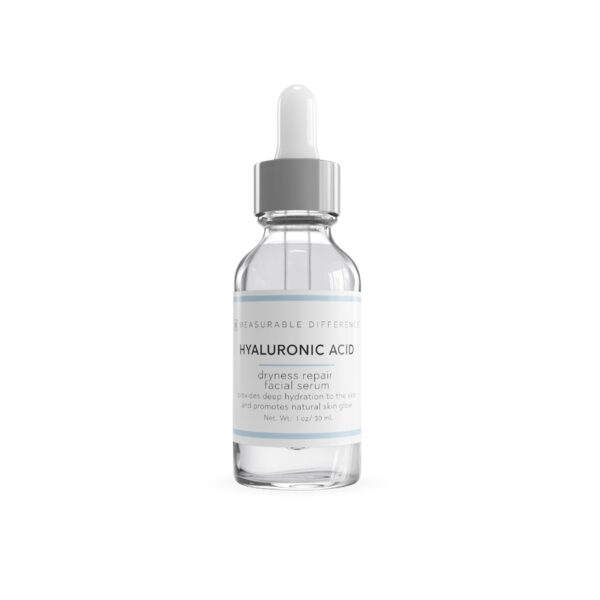 Measurable Difference Hyaluronic Acid Face Serum, 1 oz - Deep Hydration and Repair Dryness to Skin Promoting Natural Skin Glow