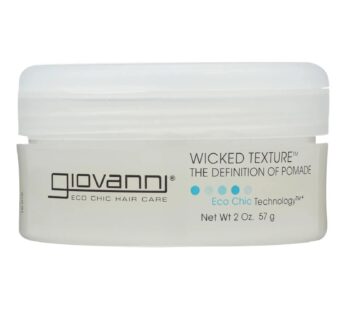 GIOVANNI Wicked Texture The Definition Of Pomade – Helps Shape Hair & Smooth Texture, Water Based Pomade that Washes Out Easily, Vegan, Paraben Free, Color Safe – 2 oz (Pack of 3)