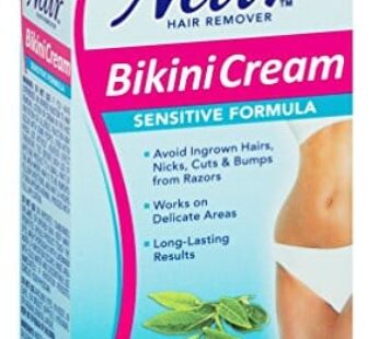 Nair Nair Sensitive Bikini Cream Hair Remover – 1.7 oz: 3 Units.