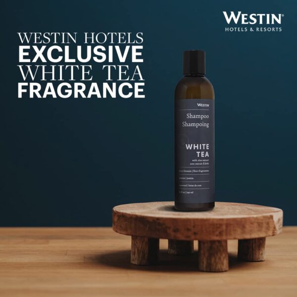 Westin White Tea Aloe Vitamin and Antioxidant-Packed Shampoo for All Hair Types - Signature Scent - Amenity Set of 2-8 ounce Bottles - Image 4