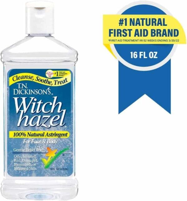 Dickinson's Witch Hazel All Natural Astringent 8 oz (Pack of 4) - Image 5