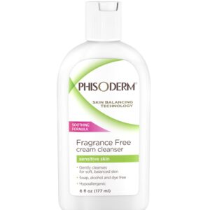 Phisoderm Fragrance Free Cream Cleanser For Sensitive Skin 6 oz (Pack of 4) - Image 1