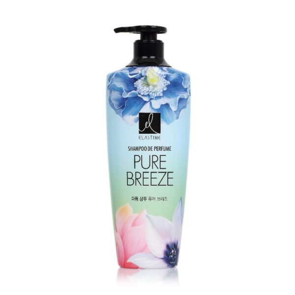 Elastine Perfumed Pure Breeze Hair Shampoo+Conditioner Set 600mlx2 - Image 3