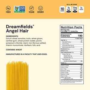 Dreamfields Healthy Pasta Living Angel Hair, 13.25-Ounce Boxes (Pack of 10) - Image 3