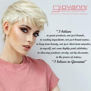 GIOVANNI 2chic Ultra-Sleek Leave-In Conditioning & Styling Elixir - Phyto-Keratin & Argan Oil, Anti-Frizz Formula, Coconut, Shea Butter, Pro-Vitamin B5, Color Safe, Paraben Free - 4 oz - Image 6