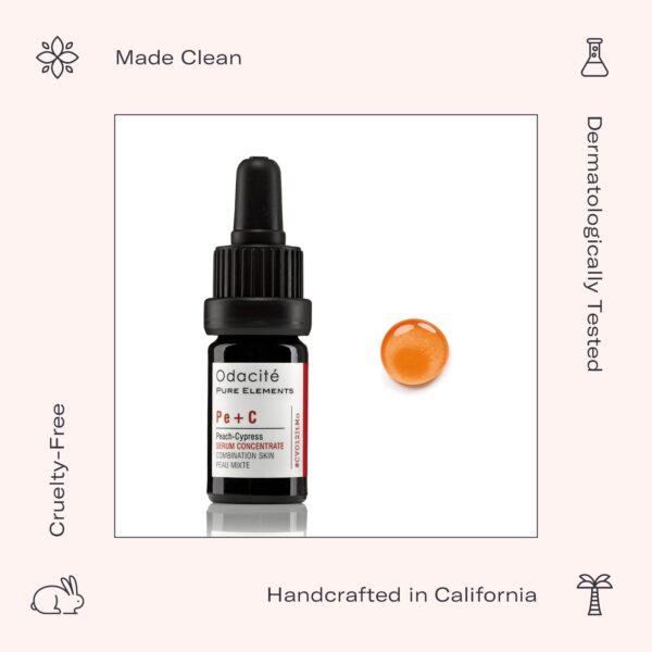Odacit? Acne Serum Concentrate for Face, Pore Cleanser Facial Oil for Combination Skin with Peach & Cypress - Purifying Anti-Aging Facial Serum for Balanced-Looking Complexion - 0.17 fl. oz - Image 6