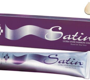 Satin Ultra Vivid Fashion Colors, 10G Ultra Light Golden Blonde Hair Dye, 3 oz., Gold Series Permanent Hair Dye, Made with Soy Protein and Aloe Vera, Vegan & Cruelty Free