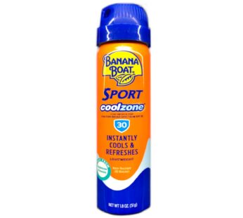 Banana Boat Continuous Spf#30 Sport 1.8 Ounce Cool Zone (6 Pieces) (53ml)