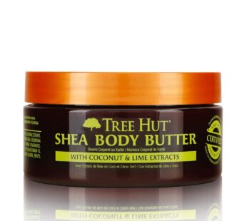Tree Hut 24 Hour Intense Hydrating Shea Body Butter, Coconut Lime, 7 Ounce