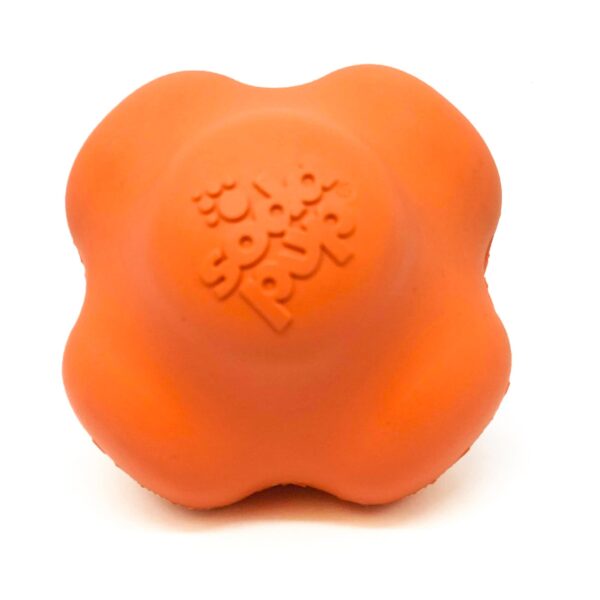 SodaPup Crazy Bounce ? Durable Dog Ball Toy & Chew Toy Made in USA from Non-Toxic, Pet-Safe, Food Safe Natural Rubber Material for Bonding, Mental & Physical Exercise, Problem Chewing, & More