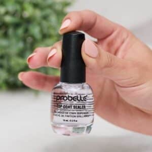 Probelle Top Coat Sealer, Quick Dry Nail Polish Top Coat, High Shine Glossy Nail Finish, Instantly Forms Clear Barrier For Enamel Protection, Fast Dry Manicure, Long Lasting Results, 0.5 fl oz/ 15 mL - Image 6