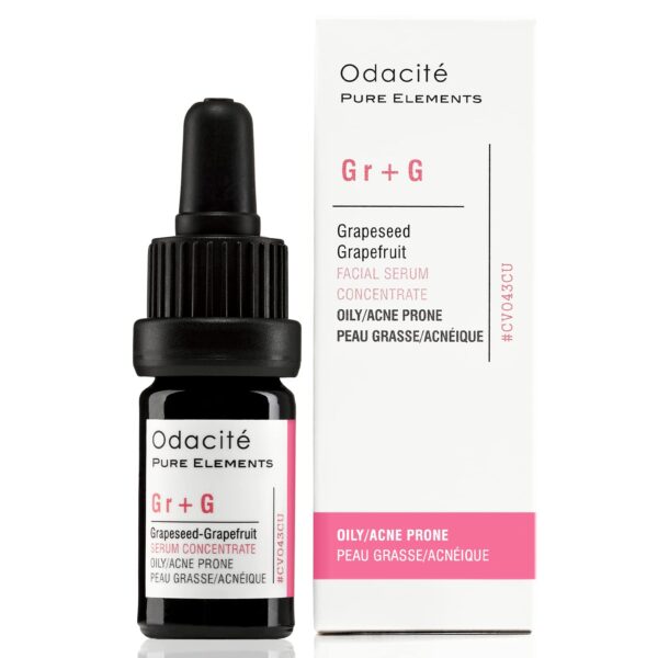 Odacit? Acne Serum Concentrate for Face, Pore Cleanser Facial Oil for Skincare with Grapeseed + Grapefruit - Blackhead Remover & Oily Blemish Prone Skin Facial Serum Moisturizer Oil, 0.17 fl. Oz