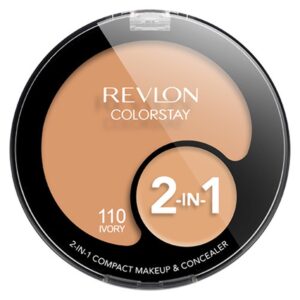 Revlon ColorStay 2-in-1 Compact Makeup & Concealer, Ivory - Image 2