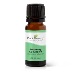 Plant Therapy Rosemary Essential Oil for Hair Growth, 100% Pure, Undiluted, Natural Aromatherapy for Diffuser & Rosemary Oil for Hair & Scalp, Therapeutic Grade 10 mL (1/3 oz) - Image 1