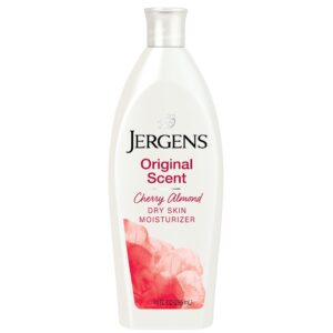 Jergens Original Scent Dry Skin Moisturizer with Cherry Almond Essence, 10 Ounces - Image 1