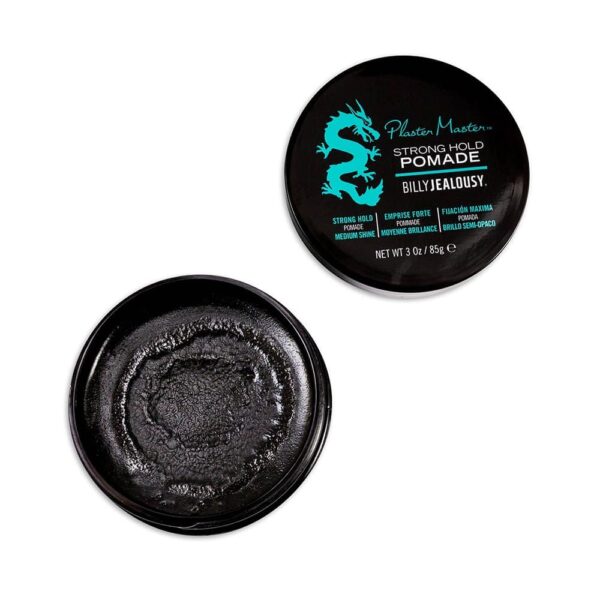 Billy Jealousy Plaster Master Water-Soluble Hair Pomade for Men, All Day Strong Hold with Medium Shine, Won't Flake & Safe for Color-Treated Hair, 3 Ounce - Image 3