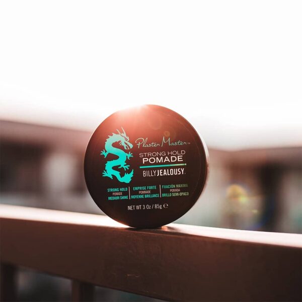 Billy Jealousy Plaster Master Water-Soluble Hair Pomade for Men, All Day Strong Hold with Medium Shine, Won't Flake & Safe for Color-Treated Hair, 3 Ounce - Image 4